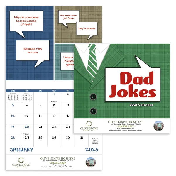 Good Value™ Dad Jokes - Stapled Calendar - Good Value™ Dad Jokes - Stapled Calendar - Image 0 of 30