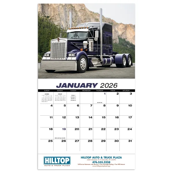 Products 18-Wheeler Wall Appointment Calendar - Stapled - Products 18-Wheeler Wall Appointment Calendar - Stapled - Image 6 of 31
