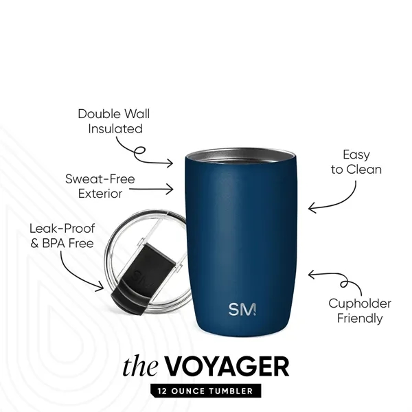 12 oz Simple Modern® Double-Walled Insulated Voyager Tumbler