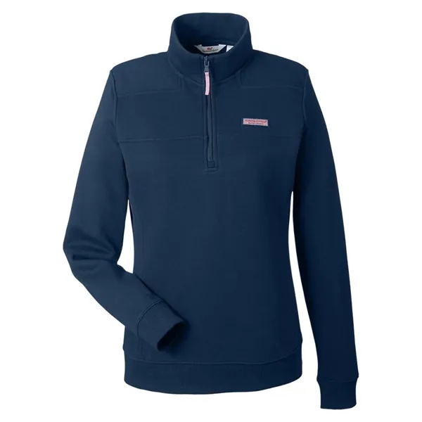 vineyard vines Women's Collegiate Shep Quarter-Zip Sweats... - vineyard vines Women's Collegiate Shep Quarter-Zip Sweats... - Image 9 of 10
