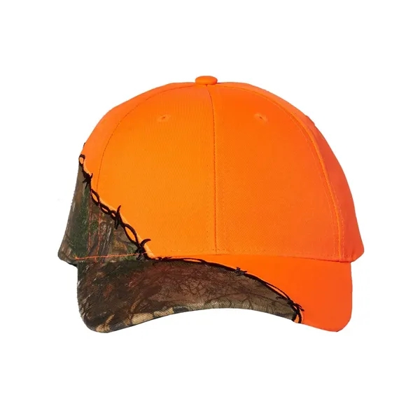 Kati Licensed Camo with Barbed Wire Embroidery Cap - Kati Licensed Camo with Barbed Wire Embroidery Cap - Image 0 of 4