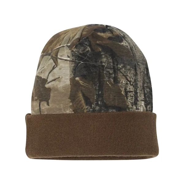 Kati 12" Licensed Camo Cuffed Beanie - Kati 12" Licensed Camo Cuffed Beanie - Image 10 of 14