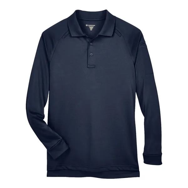 Harriton Men's Advantage Long Sleeve Tactical Polo - Harriton Men's Advantage Long Sleeve Tactical Polo - Image 7 of 20