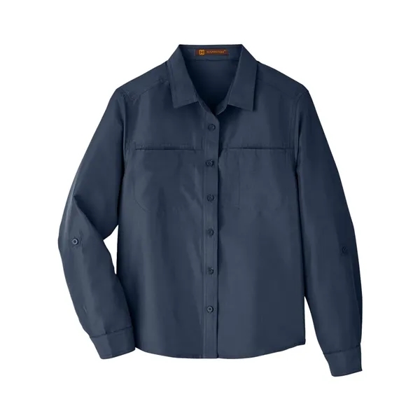 Harriton Women's Key West Performance Staff Shirt - Harriton Women's Key West Performance Staff Shirt - Image 9 of 14