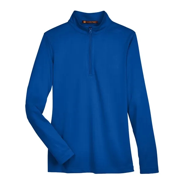 Harriton Women's Advantage Snag Protection Plus Quarter-Z...