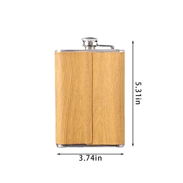 Stainless steel leak proof whiskey liquor 9 oz hip flask set - Stainless steel leak proof whiskey liquor 9 oz hip flask set - Image 1 of 4