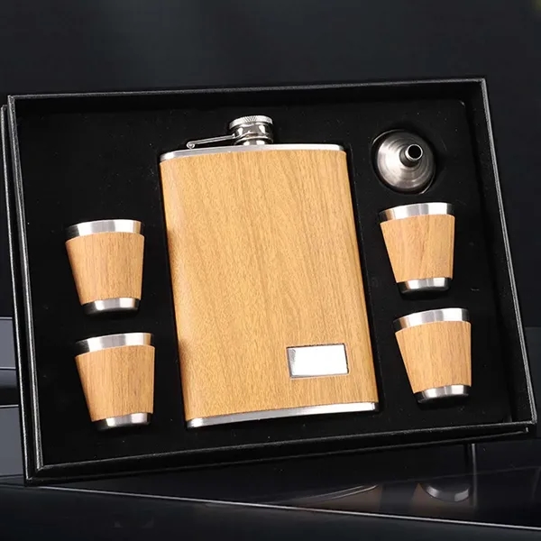 Stainless steel leak proof whiskey liquor 9 oz hip flask set - Stainless steel leak proof whiskey liquor 9 oz hip flask set - Image 4 of 4