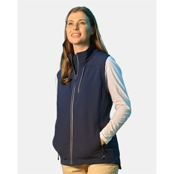 Nautica Women's Wavestorm Soft Shell Vest - Nautica Women's Wavestorm Soft Shell Vest - Image 0 of 6