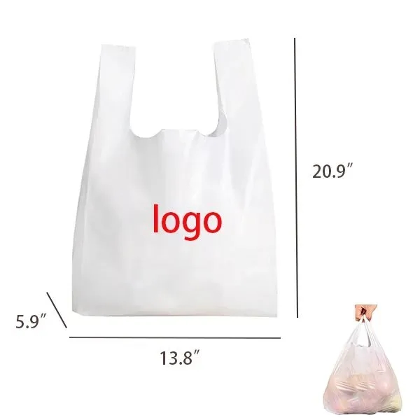 Supermarket Plastic Vest Bags - Supermarket Plastic Vest Bags - Image 0 of 1