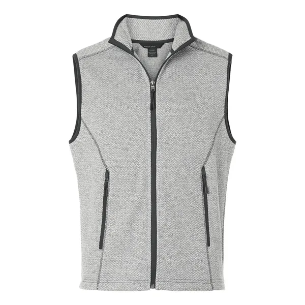 North End Men's Jasper Jacquard Fleece Vest - North End Men's Jasper Jacquard Fleece Vest - Image 5 of 6