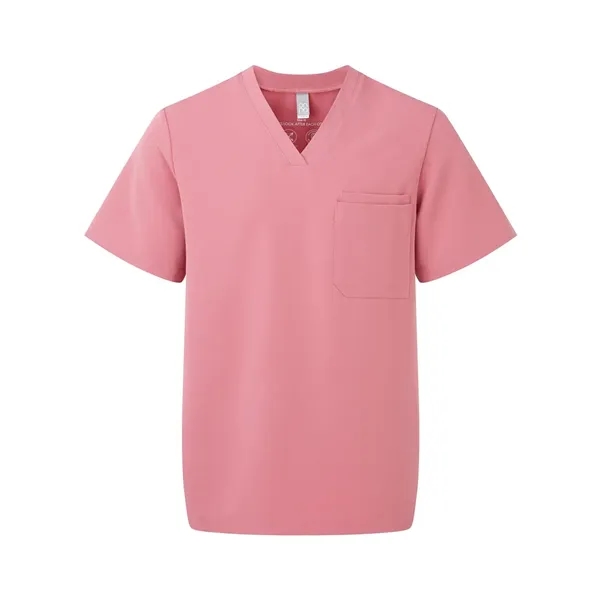 Onna Men's Limitless V-Neck Stretch Scrub Top - Onna Men's Limitless V-Neck Stretch Scrub Top - Image 2 of 7