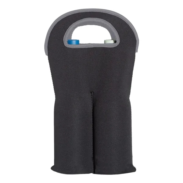 OAD Insulated Neoprene Double Wine Tote - OAD Insulated Neoprene Double Wine Tote - Image 2 of 2