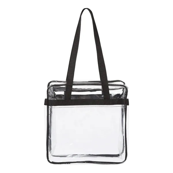 OAD OAD Clear Tote with Zippered Top - OAD OAD Clear Tote with Zippered Top - Image 1 of 2
