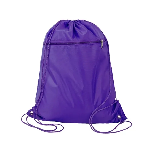 Q-Tees Polyester Cinchpack - Q-Tees Polyester Cinchpack - Image 13 of 18