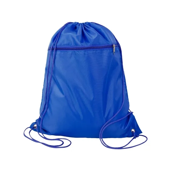 Q-Tees Polyester Cinchpack - Q-Tees Polyester Cinchpack - Image 15 of 18
