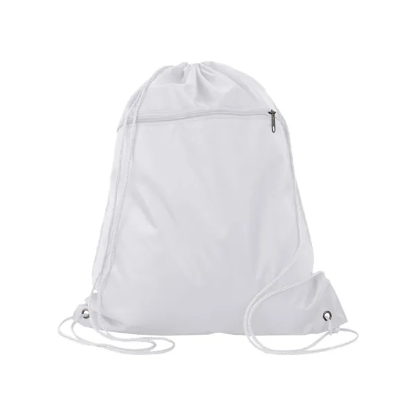 Q-Tees Polyester Cinchpack - Q-Tees Polyester Cinchpack - Image 18 of 18