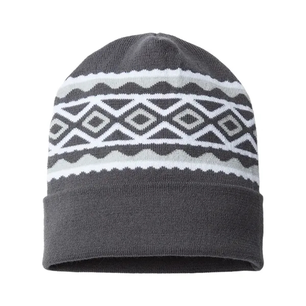 CAP AMERICA USA- Made Diamond Cuffed Beanie - CAP AMERICA USA- Made Diamond Cuffed Beanie - Image 3 of 14