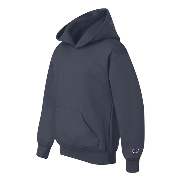 Champion Youth Powerblend® Hooded Sweatshirt - Champion Youth Powerblend® Hooded Sweatshirt - Image 8 of 9