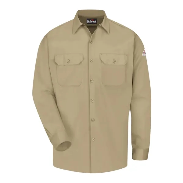 Bulwark Men's Work Shirt - EXCEL FR® ComforTouch - Bulwark Men's Work Shirt - EXCEL FR® ComforTouch - Image 3 of 8