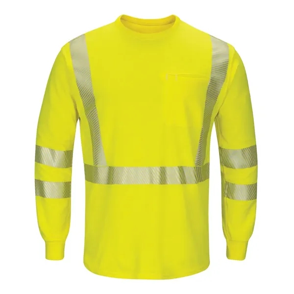Bulwark Men's Tall Hi-Visibility Lightweight Long Sleeve ... - Bulwark Men's Tall Hi-Visibility Lightweight Long Sleeve ... - Image 0 of 2