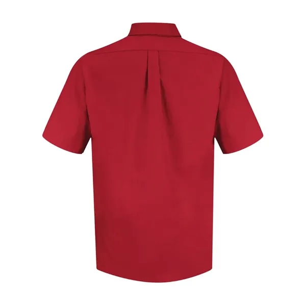 Red Kap Men's Poplin Short Sleeve Dress Shirt - Red Kap Men's Poplin Short Sleeve Dress Shirt - Image 12 of 18