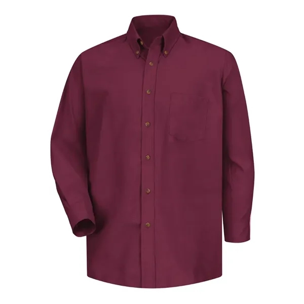 Red Kap Men's Poplin Dress Shirt - Red Kap Men's Poplin Dress Shirt - Image 7 of 54