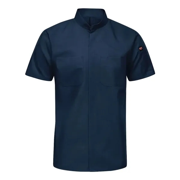 Red Kap Men's Tall Mimix™ Pro+ Short Sleeve Work Shirt Wi... - Red Kap Men's Tall Mimix™ Pro+ Short Sleeve Work Shirt Wi... - Image 9 of 12