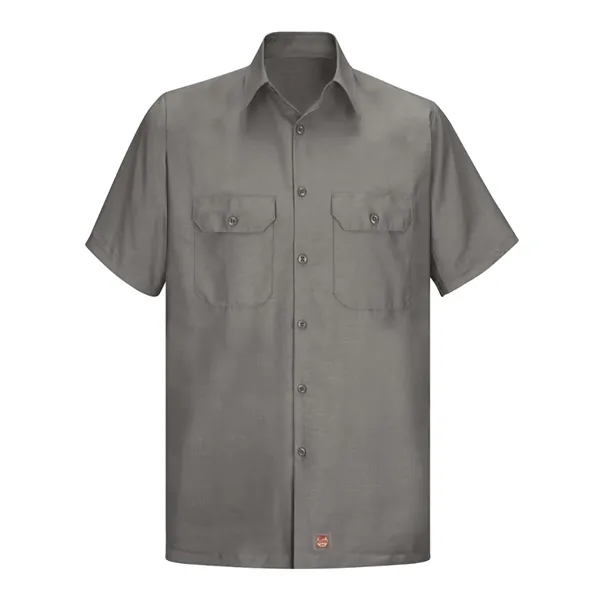 Red Kap Men's Ripstop Short Sleeve Work Shirt - Red Kap Men's Ripstop Short Sleeve Work Shirt - Image 5 of 12