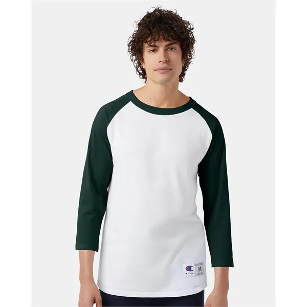 Champion Unisex Raglan Sleeve Baseball T-Shirt - Champion Unisex Raglan Sleeve Baseball T-Shirt - Image 0 of 18