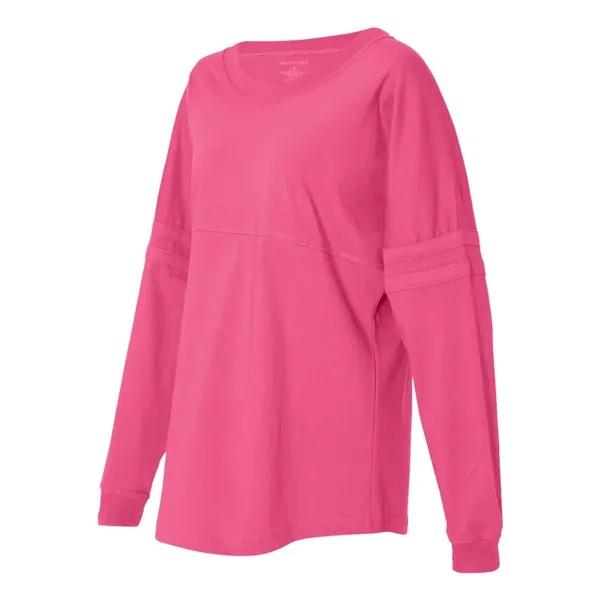 Boxercraft Women's Jersey Pom Pom Long Sleeve T-Shirt - Boxercraft Women's Jersey Pom Pom Long Sleeve T-Shirt - Image 5 of 22