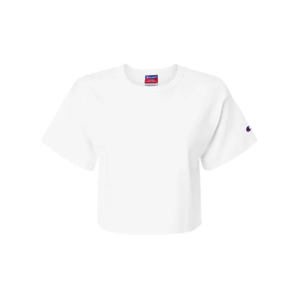 Champion Women's Heritage Jersey Crop T-Shirt - Champion Women's Heritage Jersey Crop T-Shirt - Image 7 of 8