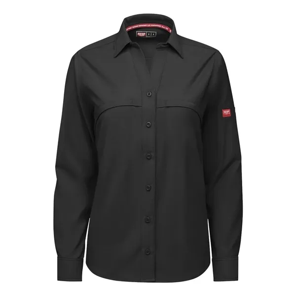 Red Kap Women's Cooling Long Sleeve Work Shirt - Red Kap Women's Cooling Long Sleeve Work Shirt - Image 3 of 6