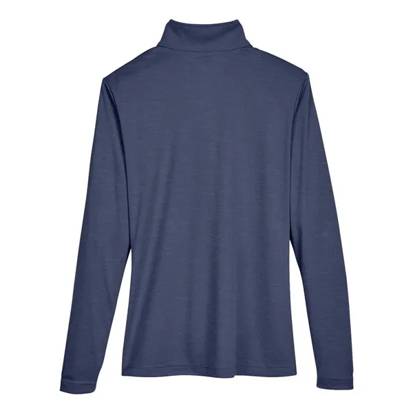 Team 365 Women's Zone Sonic Heather Performance Quarter-Z... - Team 365 Women's Zone Sonic Heather Performance Quarter-Z... - Image 8 of 16