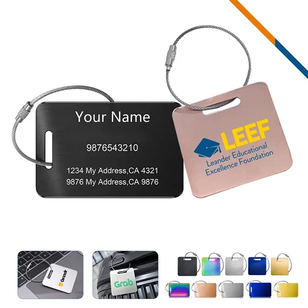 Zeniq Stainless Steel Luggage Tag - Zeniq Stainless Steel Luggage Tag - Image 0 of 14