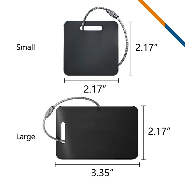 Zeniq Stainless Steel Luggage Tag - Zeniq Stainless Steel Luggage Tag - Image 2 of 14