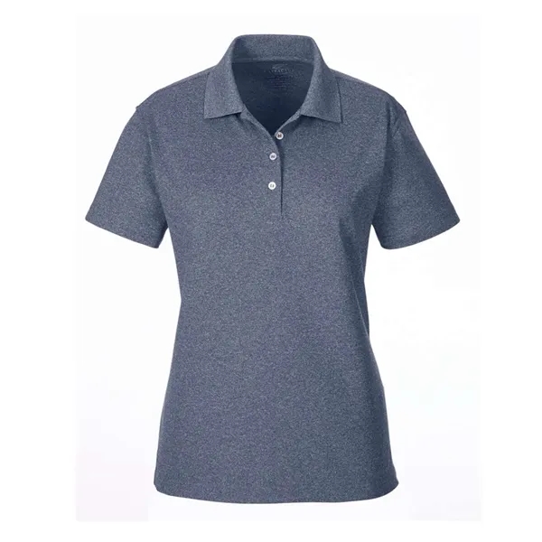UltraClub Women's Heathered Pique Polo