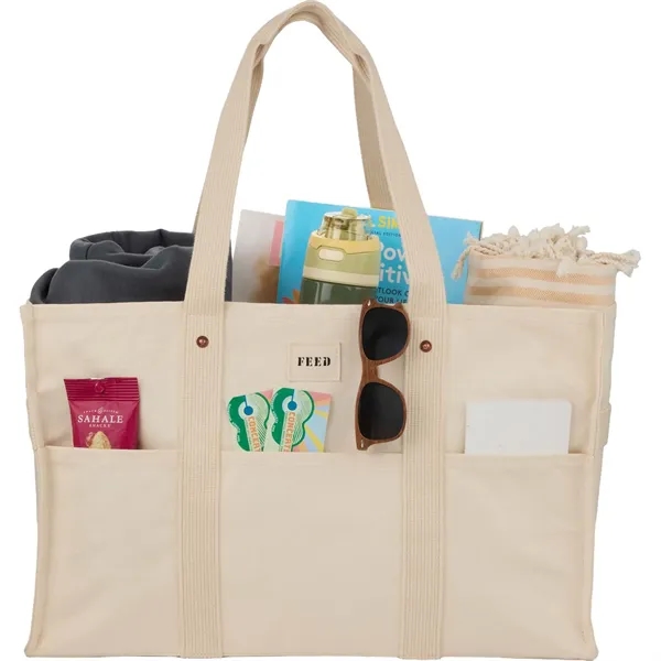 Custom FEED Organic Cotton Large Market Tote