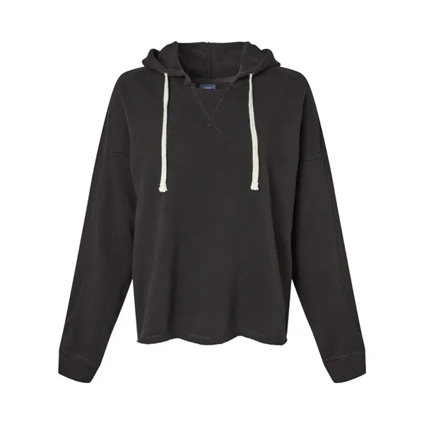 Custom MV Sport Women's Angel Fleece Crop Hooded Sweatshirt