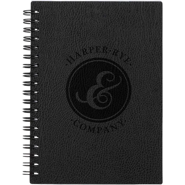 5' x 7' FSC ® Recycled Pebble Grain Spiral Journal - 5' x 7' FSC ® Recycled Pebble Grain Spiral Journal - Image 0 of 17