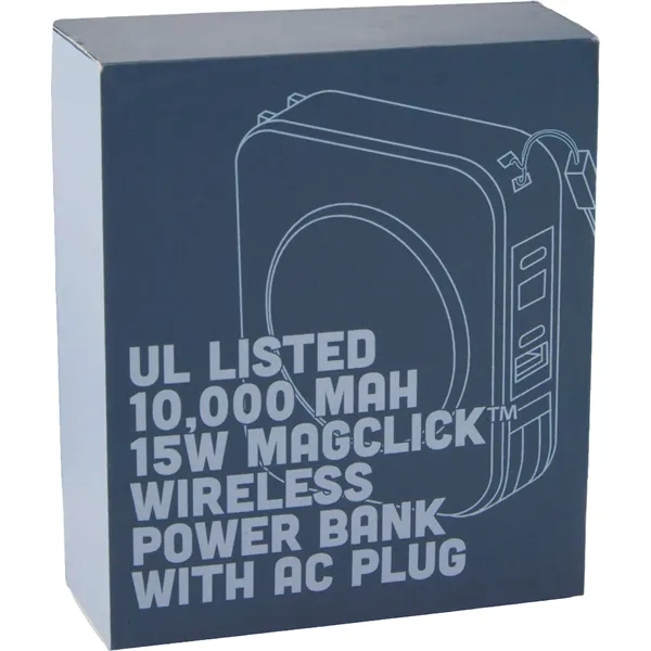 UL Listed 10000 mAh MagClick™ Power Bank with Plug - UL Listed 10000 mAh MagClick™ Power Bank with Plug - Image 1 of 11