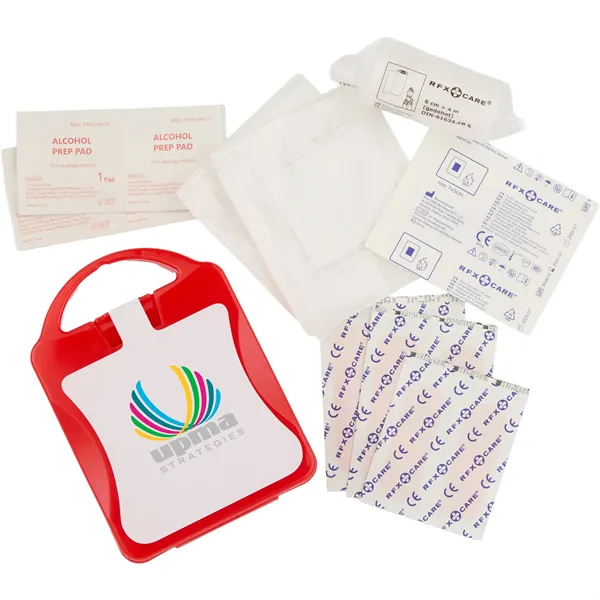 21-Piece First Aid Kit with Recycled Case