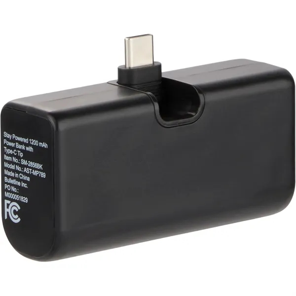 Stay Powered 1200 mAh Power Bank with Type-C Tip - Stay Powered 1200 mAh Power Bank with Type-C Tip - Image 14 of 16