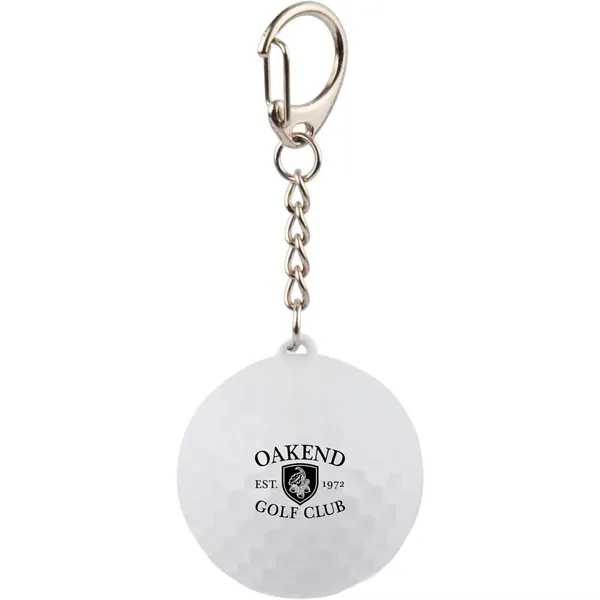 Recycled Golf SPF 15 Lip Balm Keychain - Recycled Golf SPF 15 Lip Balm Keychain - Image 0 of 3