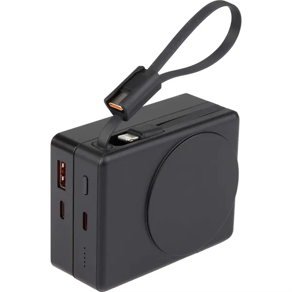 5000 mAh 15W MagClick Power Bank with Wall Charger - 5000 mAh 15W MagClick Power Bank with Wall Charger - Image 6 of 10