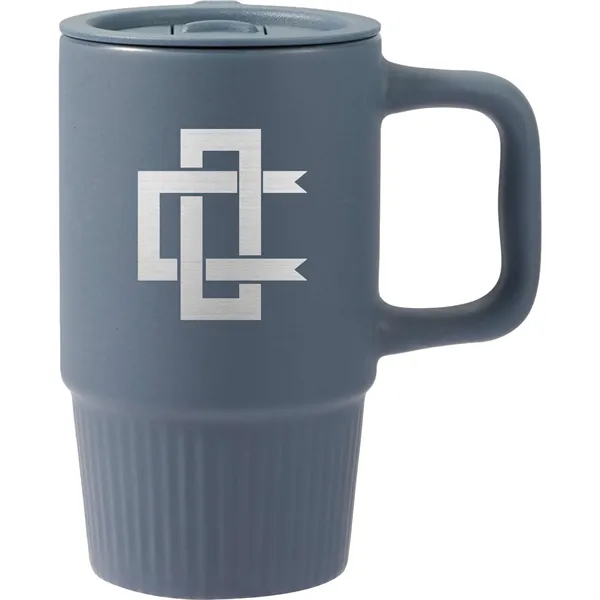 Camden 13oz Ceramic Mug w/ Lid - Camden 13oz Ceramic Mug w/ Lid - Image 2 of 35