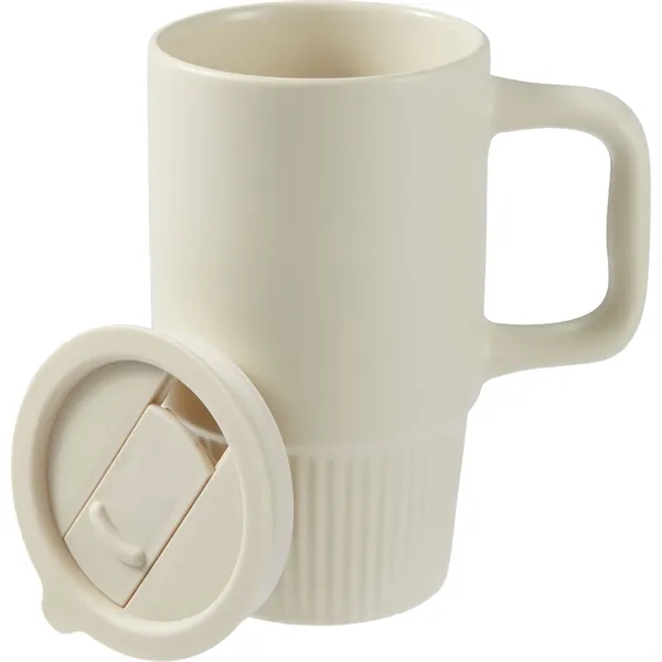 Camden 13oz Ceramic Mug w/ Lid - Camden 13oz Ceramic Mug w/ Lid - Image 19 of 35