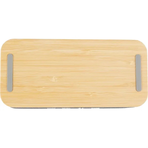Boost Fabric and Bamboo Wireless Charging Speaker