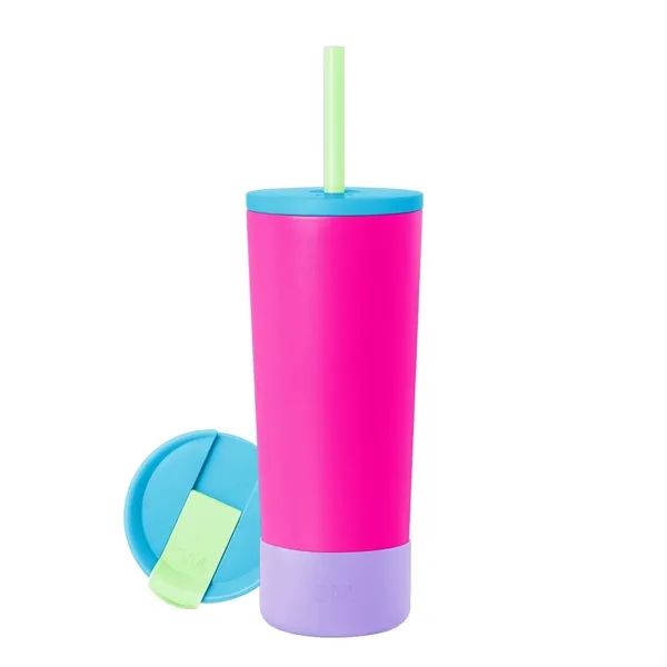24 oz Simple Modern® Stainless Steel Insulated Straw Tumbler - 24 oz Simple Modern® Stainless Steel Insulated Straw Tumbler - Image 19 of 19