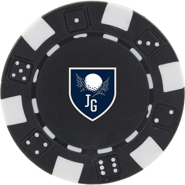 Recycled Poker Chip Ball Marker - Recycled Poker Chip Ball Marker - Image 0 of 20