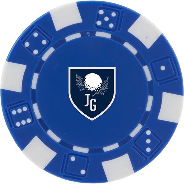 Recycled Poker Chip Ball Marker - Recycled Poker Chip Ball Marker - Image 8 of 20